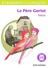 Le père Goriot - Honoré de Balzac