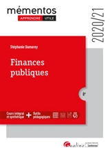 Finances publiques : 2020-2021 - Stéphanie Damarey