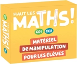Haut les maths ! CE1, CE2 : matériel de manipulation pour les élèves - Marie-Sophie Mazollier