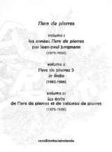 Coffret L'Ivre de pierres - Jean-Paul Jungmann