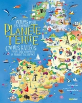 Planète Terre : atlas pour les enfants : cartes & vidéos pour découvrir le monde et l'espace - Enrico Lavagno