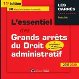 L'essentiel des grands arrêts du droit administratif : 2019-2020 : 90 fiches d'arrêts analysés et commentés + propositions de plans de commentaire - Frédéric Colin