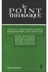 Recherches actuelles. Vol. 1 - Institut catholique de Paris