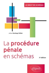 La procédure pénale en schémas - Johan Dechepy-Tellier