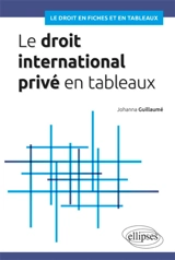 Le droit international privé en tableaux - Johanna Guillaumé