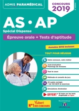 AS, AP, spécial dispense, concours 2019 : épreuve orale + tests d'aptitude - Laure Parelle