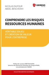 Comprendre les risques ressources humaines : véritable enjeu et création de valeur pour l'entreprise - Nicolas Dufour