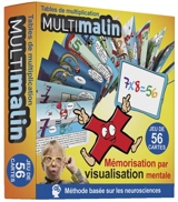 Multimalin, tables de multiplication : mémorisation par visualisation mentale : jeu de 56 cartes - Matthieu Protin