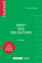 Droit des obligations - Bertrand Fages
