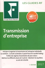 Transmission d'entreprise 2017 - Revue fiduciaire
