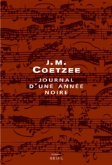 Journal d'une année noire - John Maxwell Coetzee