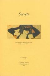 Secrets - Colloque des Invalides (17 ; 2013 ; Paris)