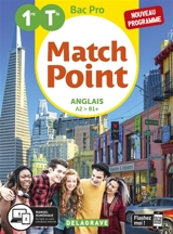 Match point, anglais A2-B1+, 1re, terminale bac pro : nouveau programme - Corinne Aubour