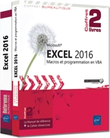 Excel 2016 : macros et programmation en VBA : le manuel de référence + le cahier d'exercices - Pierre Rigollet