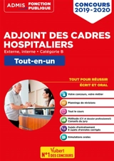 Adjoint des cadres hospitaliers : interne, externe, catégorie B, concours 2019-2020 : tout-en-un - Mandi Gueguen
