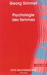 Psychologie des femmes - Georg Simmel