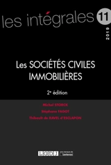 Les sociétés civiles immobilières - Michel Storck