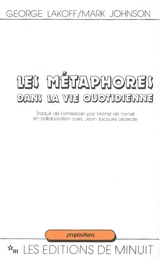 Les métaphores dans la vie quotidienne - George Lakoff
