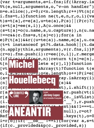 Anéantir - Michel Houellebecq