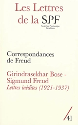 Lettres de la Société de psychanalyse freudienne (Les), n° 41. Correspondances de Freud - Sigmund Freud