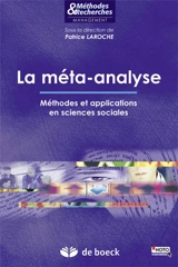 La méta-analyse : méthodes et applications en sciences sociales