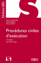 Procédures civiles d'exécution - Gérard Couchez