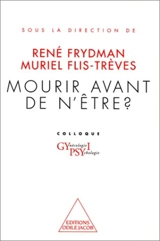 Mourir avant de n'être ? - Colloque GYPSY (1 ; 1996)
