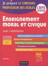 Enseignement moral et civique : oral, admission, CRPE 2019 - Céline Sala