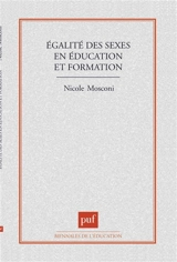 Egalité des sexes en éducation et formation