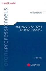 Restructurations en droit social - Patrick Morvan