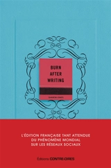 Burn after writing (couverture bleue) - Sharon Jones