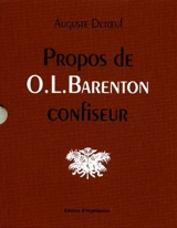 Propos de O.-L. Barenton, confiseur : ancien élève de l'Ecole polytechnique - Auguste Detoeuf