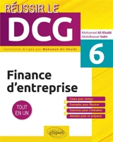 Finance d'entreprise UE 6 : tout en un - Mohamed Ali Khaldi