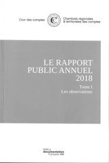 Le rapport public annuel 2018 - France. Cour des comptes