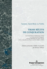 Trois récits de conjuration - Jean-François Sarasin