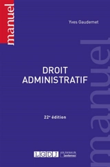 Droit administratif - Yves Gaudemet