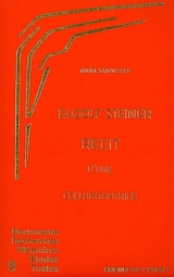 Rudolf Steiner : récit d'une collaboratrice - Anna Samweber