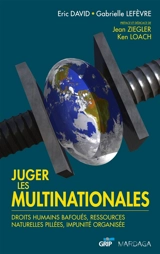 Juger les multinationales : droits humains bafoués, ressources naturelles pillées, impunité organisée - Eric David