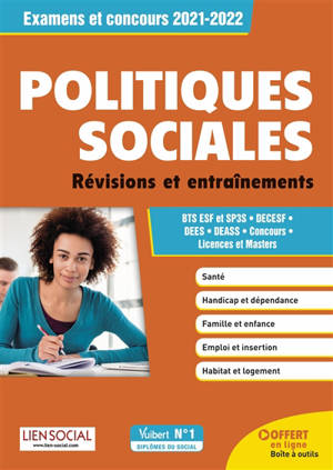 Politiques sociales : révisions et entraînements : examens et concours 2021-2022 - Christelle Jamot-Robert