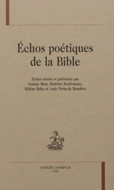 Echos poétiques de la Bible
