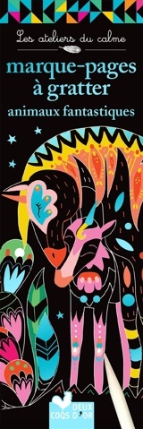 Marque-pages à gratter animaux fantastiques - Solenne & Thomas