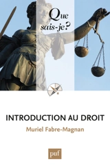 Introduction au droit - Muriel Fabre-Magnan