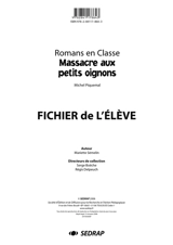 Massacre aux petits oignons, Michel Piquemal - Mariette Sémelin