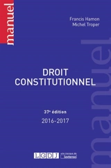 Droit constitutionnel - Francis Hamon