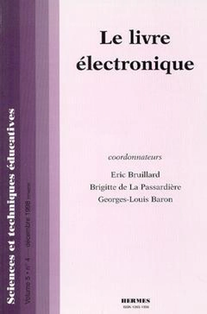 Sciences et techniques éducatives, n° 5. Le livre électronique