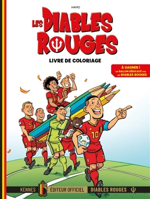 Les Diables rouges : livre de coloriage - Hamo