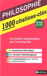 Philosophie : 1.000 citations-clés : les citations indispensables pour le nouveau bac - Denis Huisman