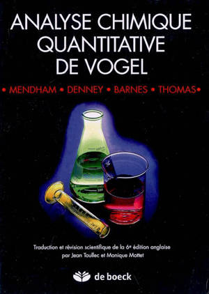 Analyse chimique quantitative de Vogel