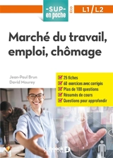 Marché du travail, emploi, chômage, L1, L2 - Jean-Paul Brun