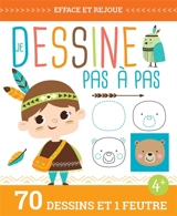 Je dessine pas à pas : 70 dessins et 1 feutre - Idées Book